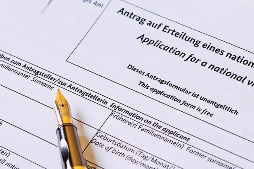 دریافت فرم درخواست ویزای کاری کشور آلمان پس از تهیه مدارک